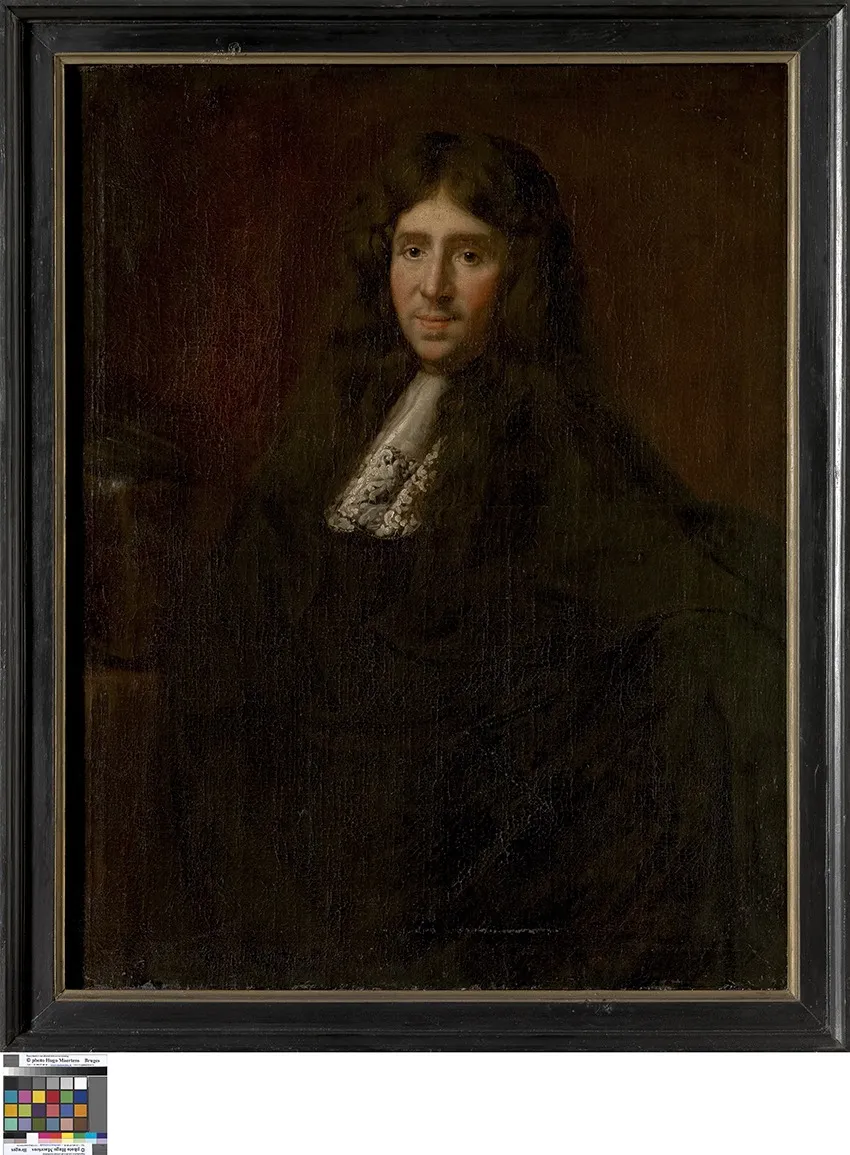 Portret van Adrianus Lanchry, by Unknown, oil, 1701