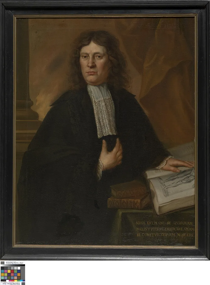 Portret van Christophorus Omaar, by Unknown, oil, 1691