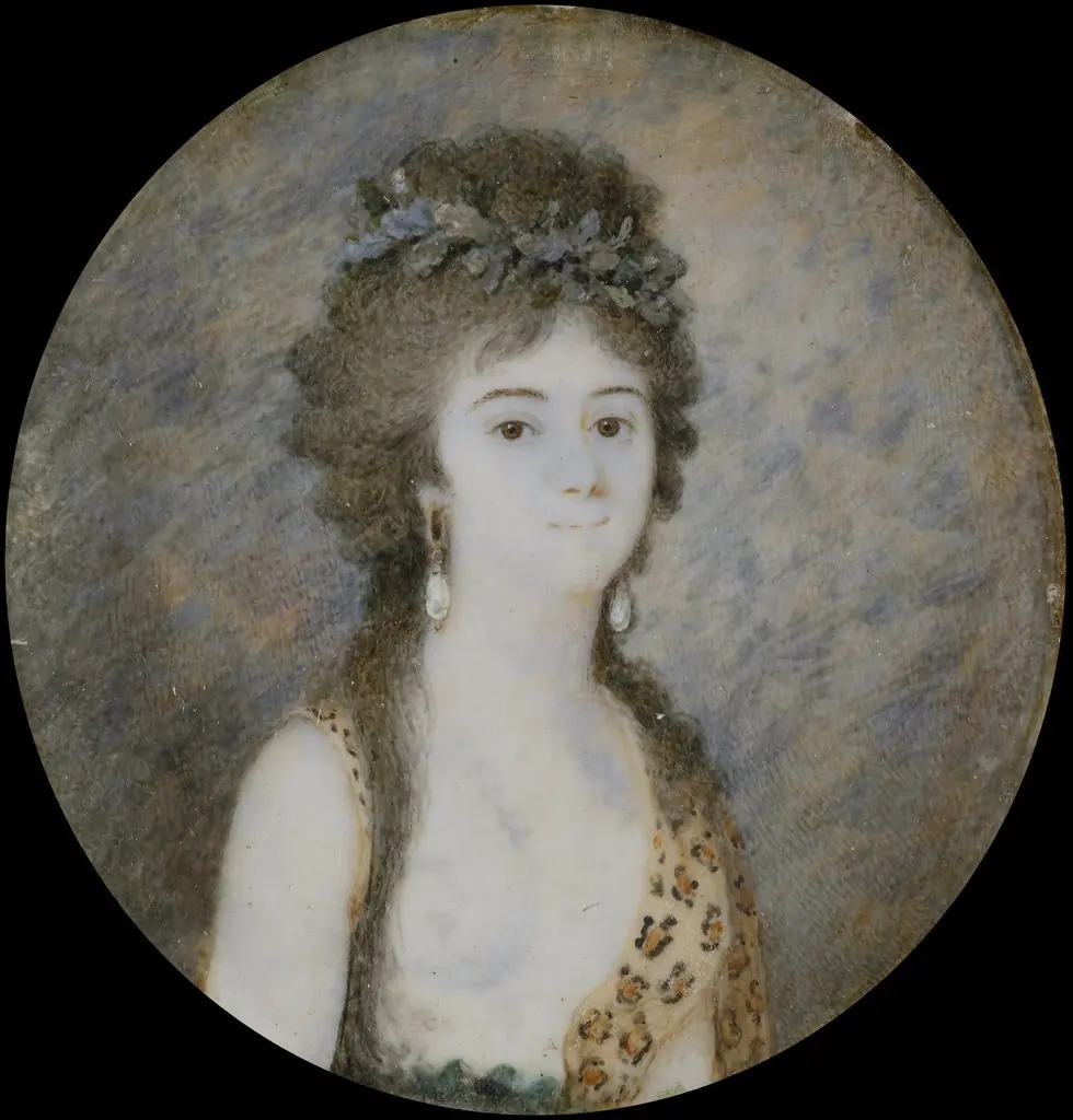 Portret van een jonge vrouw, by Unknown