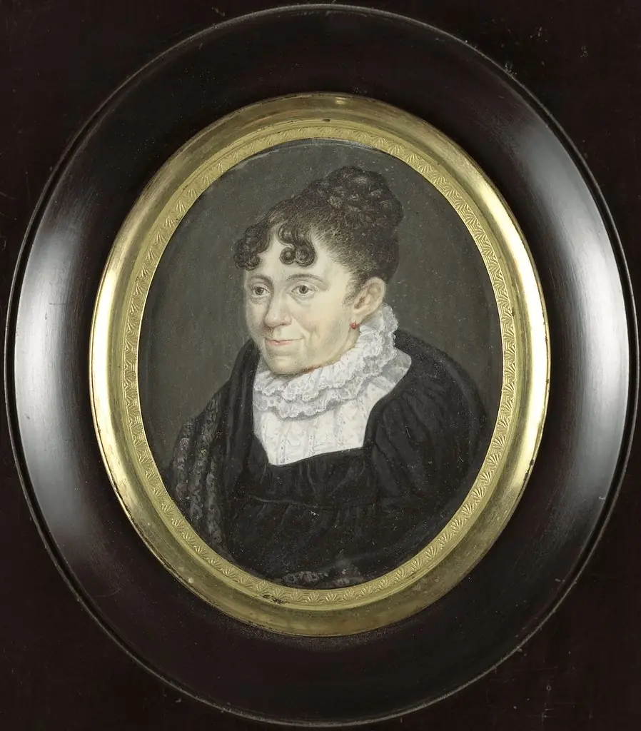 Portret van een oude dame, by Unknown