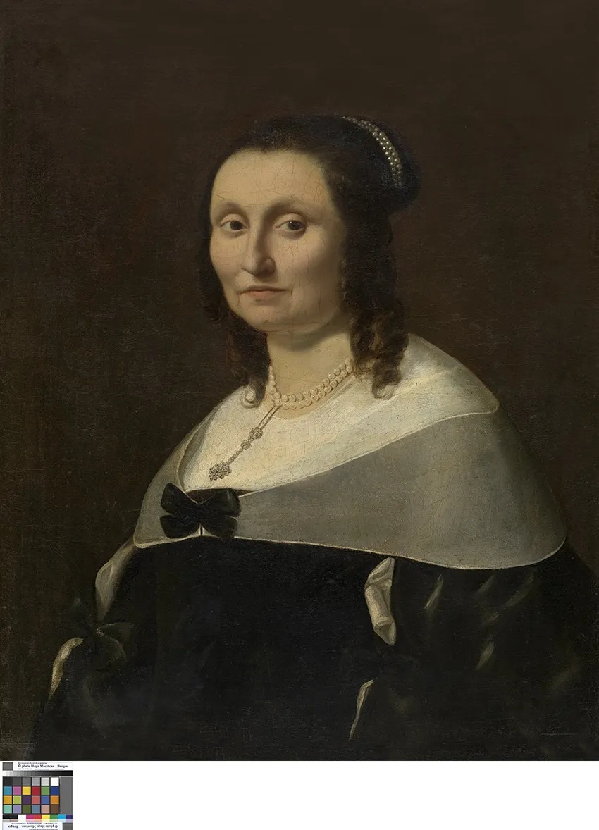 Portret van een vrouw, by Unknown, oil, 1660