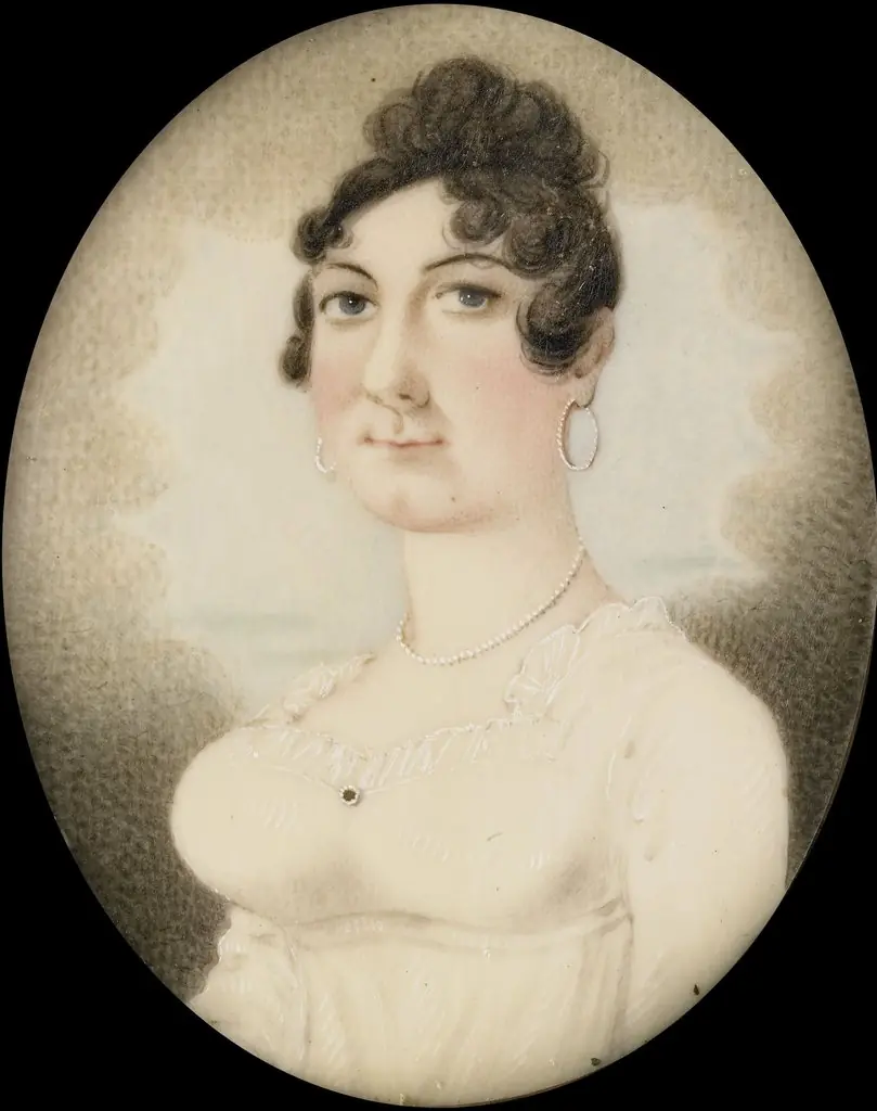Portret van een vrouw, by Unknown, 1805