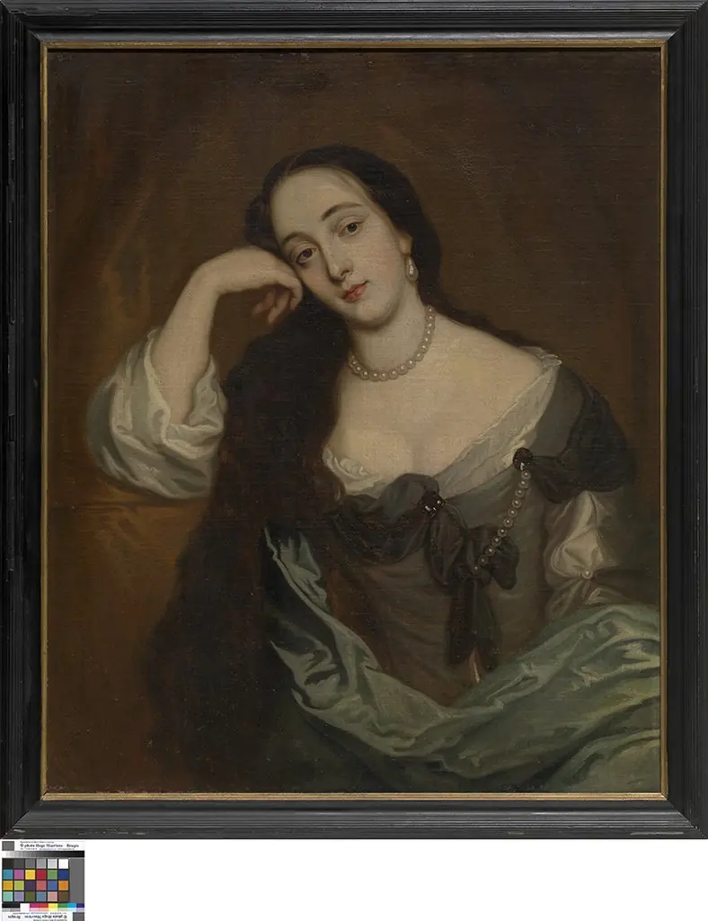 Portret van een vrouw, by Unknown, 1651