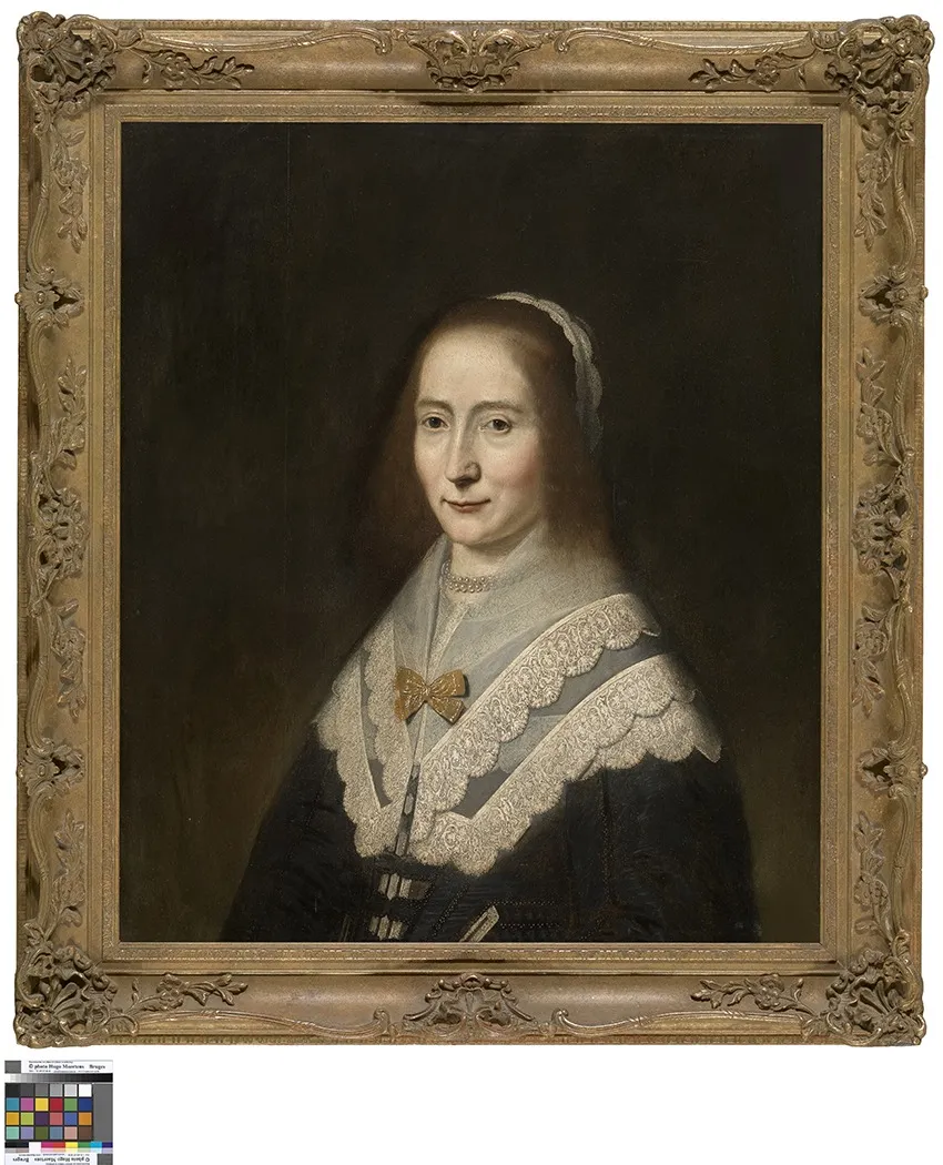 Portret van een vrouw, by Unknown, oil, 1640