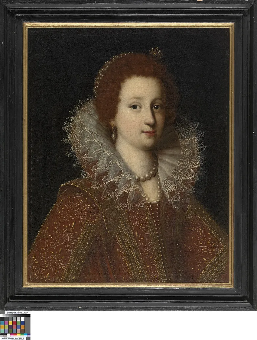 Portret van een vrouw, by Unknown, oil, 1620