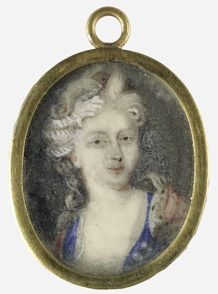 Portret van een vrouw, vermoedelijk Christiane Charlotte van Württemberg (1694-1729), by Unknown