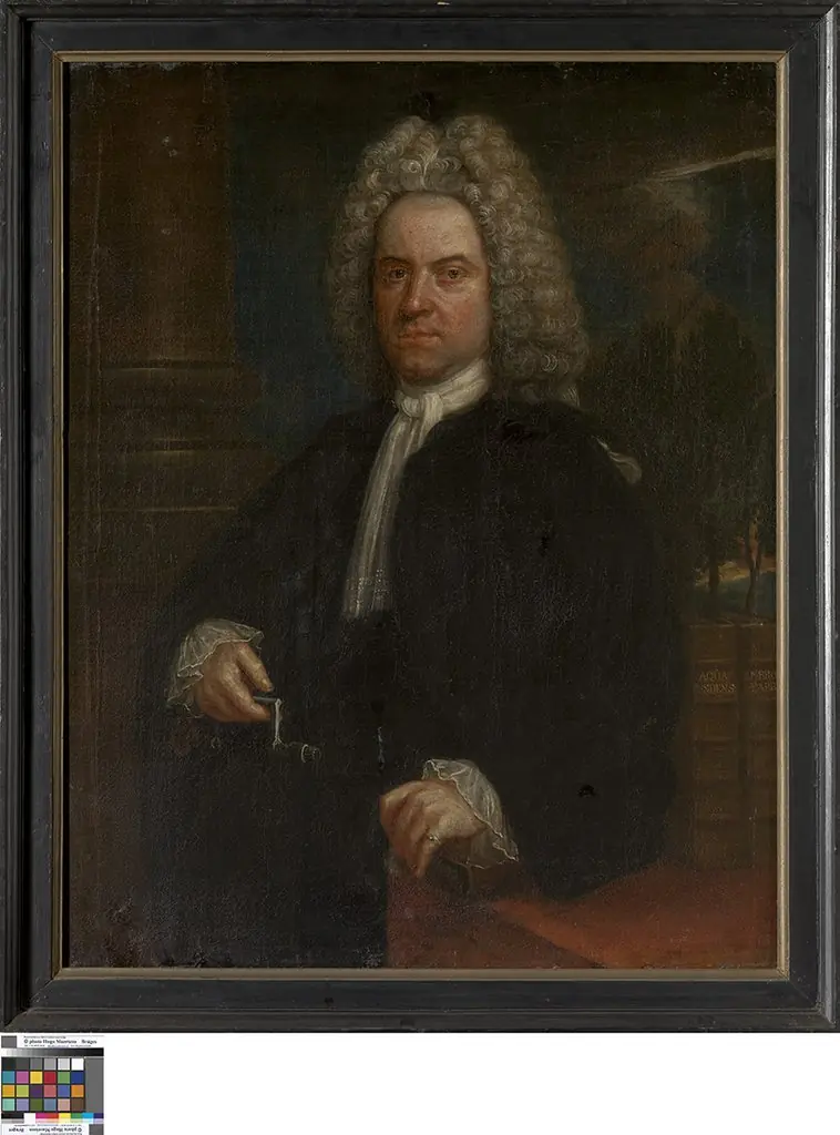 Portret van Joannes van Ockerhout, by Unknown, 1701