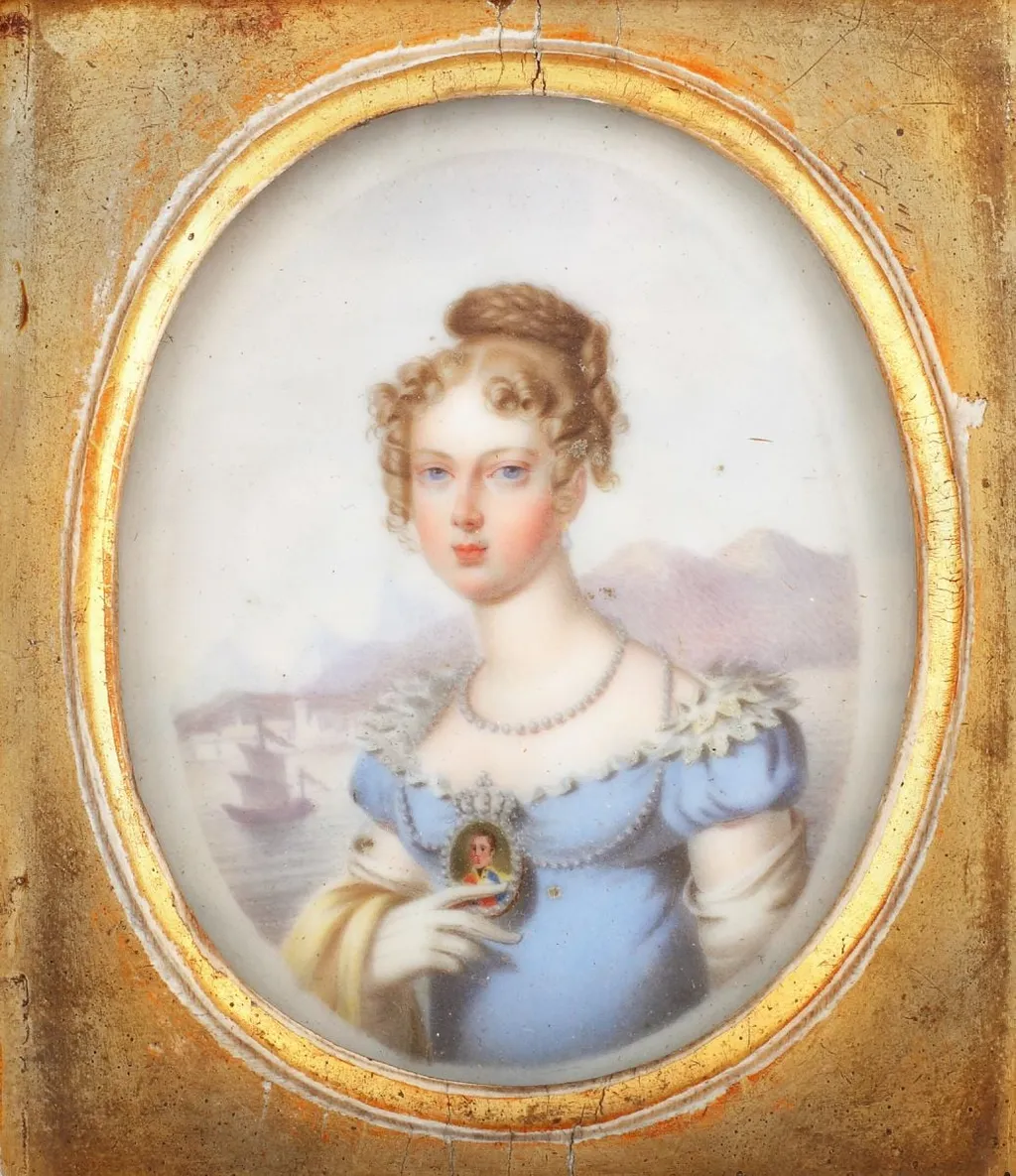 Portretul Arhiducesei Maria Leopoldina, by Unknown, unspecified, 1850