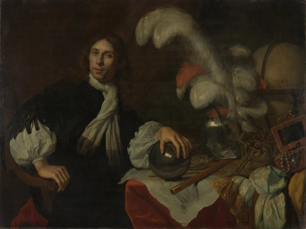 Posthumous Portrait of Aucke Stellingwerff, Admiral of Friesland, Killed in 1665 at Lowestoft by a Cannonball, by Unknown, unspecified, 1670
