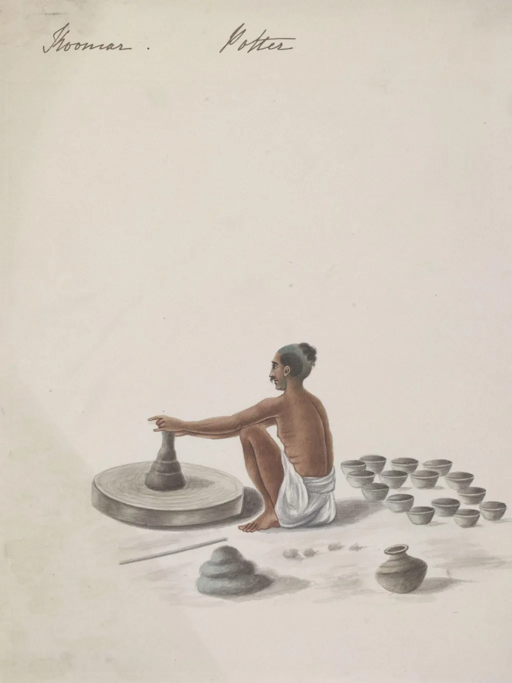 Potter, by Unknown, paint, 1826
