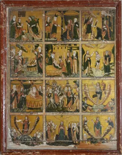 Prăznicar cu 12 scene, by Unknown