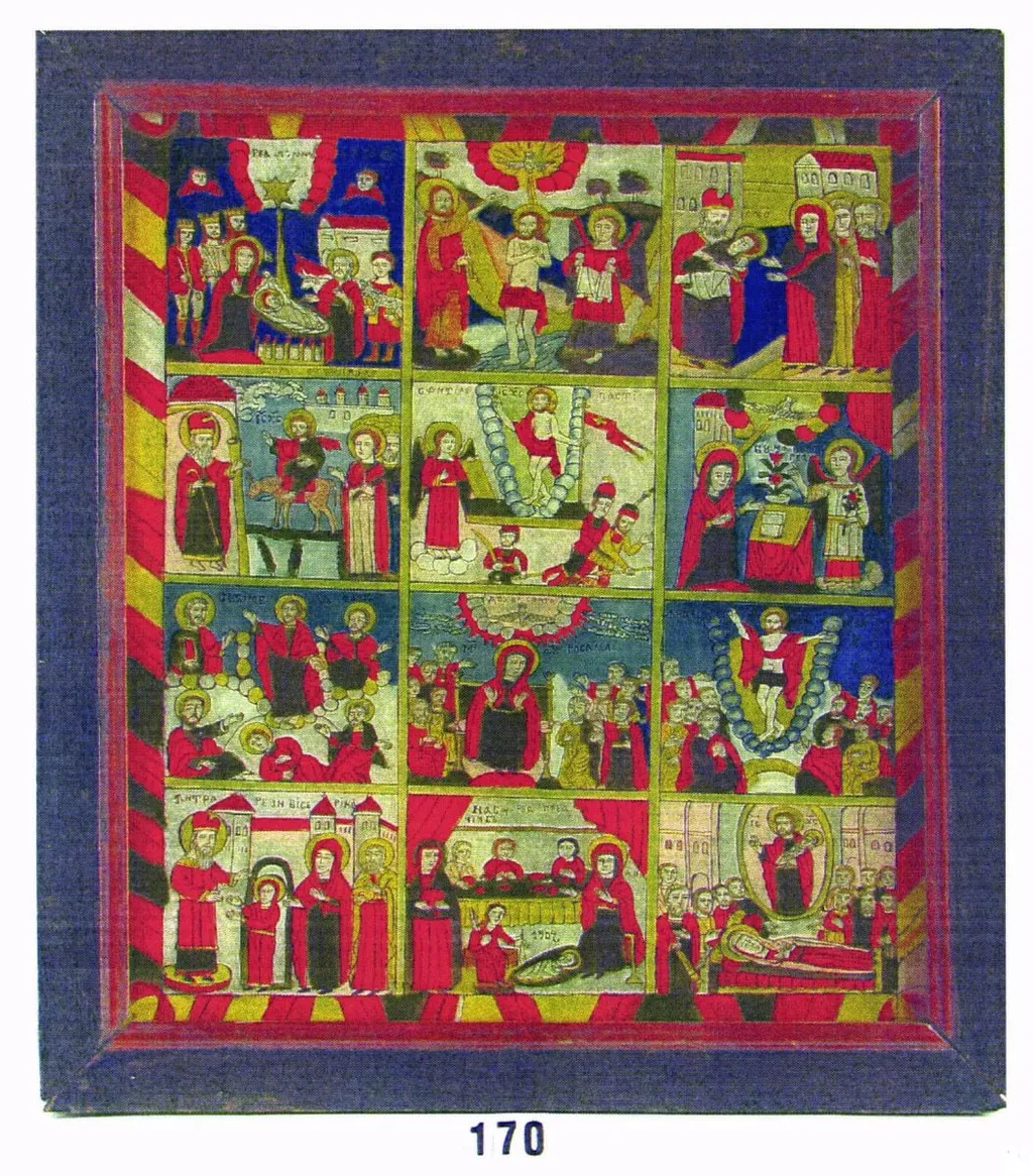 Prăznicar cu scene din viața lui Iisus Hristos, by Unknown, 1902