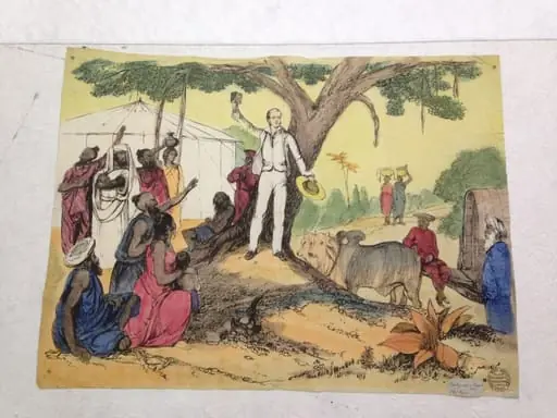 Preaching under a Banyan Tree, by Unknown