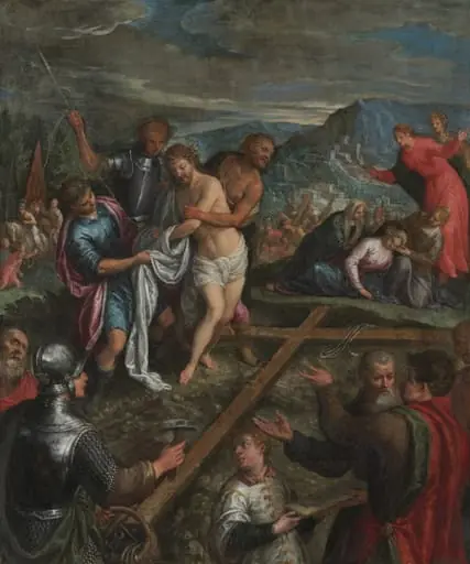 Preparation for the Crucifixion, by Unknown