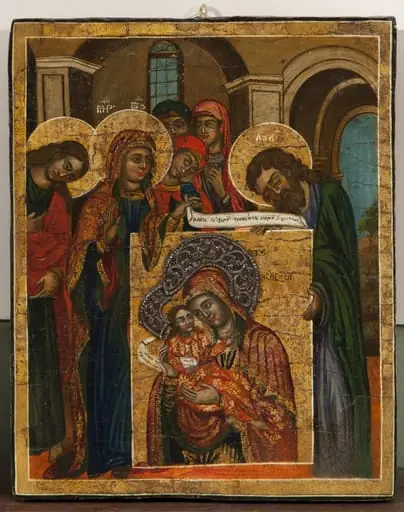 Prezentarea Sfintei Icoane, by Unknown
