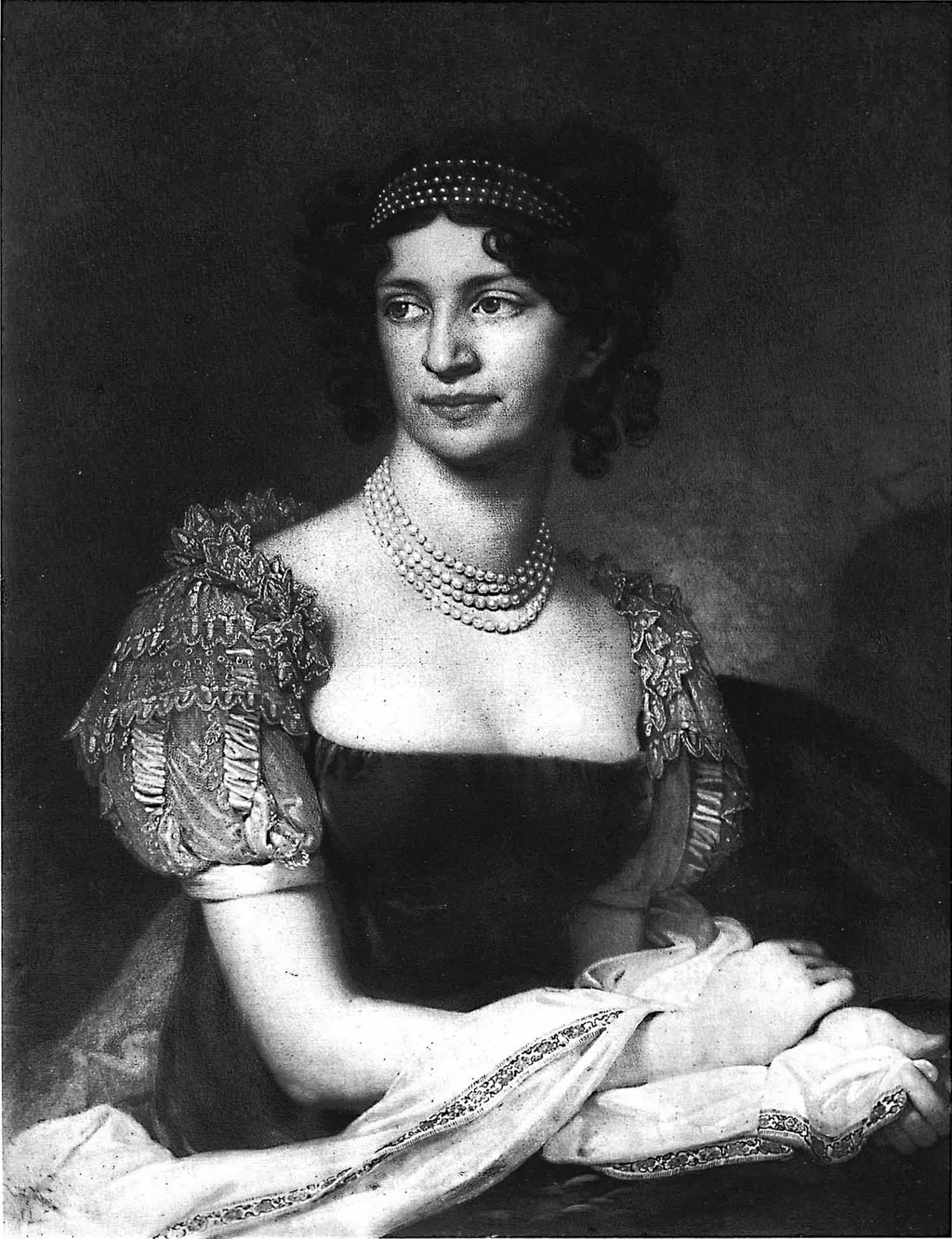 Princess Margaret Dolgorukaya (1785-1814), née Apayschikova, by Unknown, oil, 1811