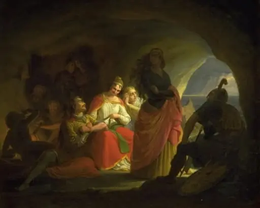 Prins Buris, Liden Kirsten, Skøn Hulfrid og Stolt Ingefrid fanget af Ulf Svartskæg, by Unknown