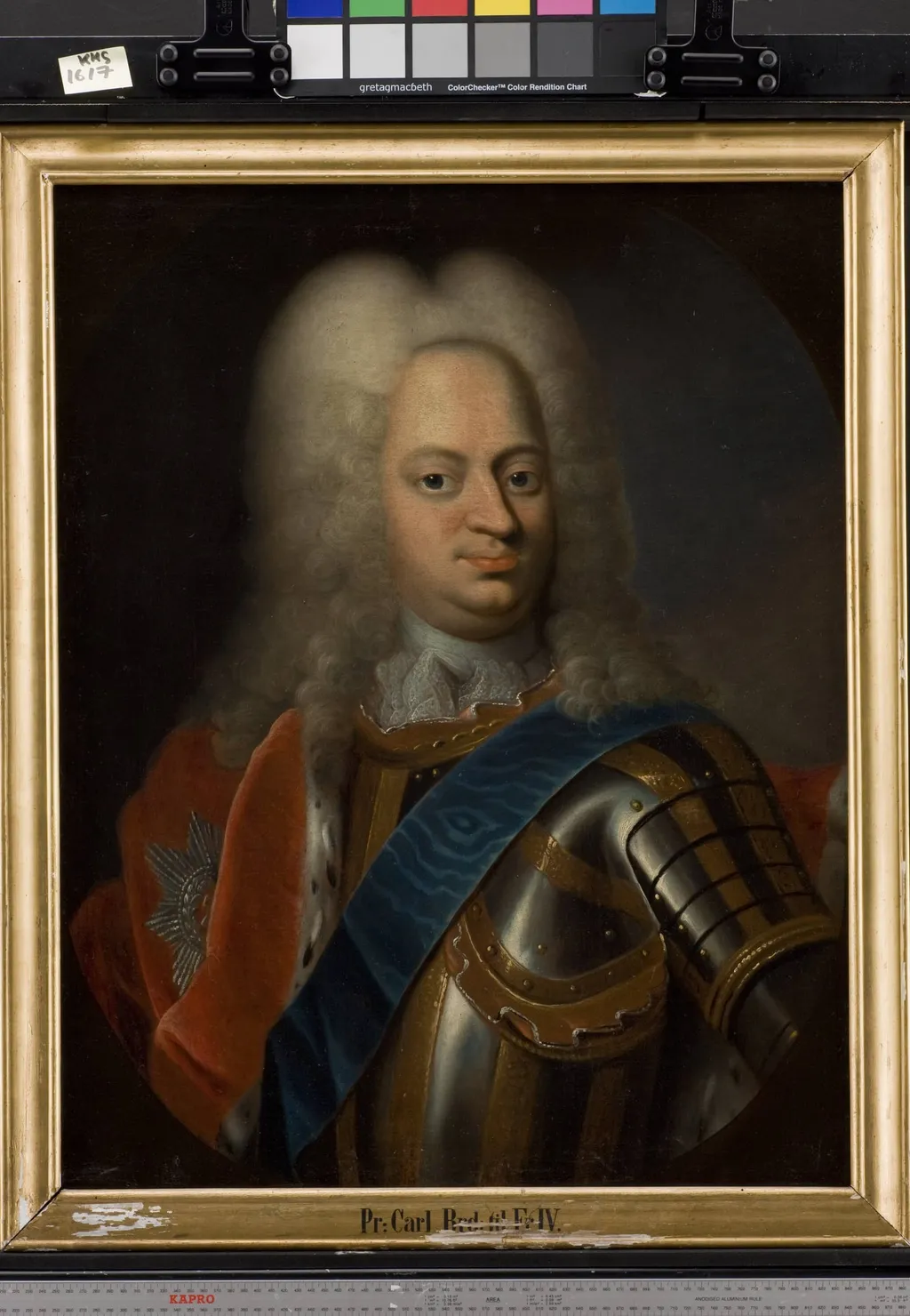 Prins Carl. Frederik IV's broder, by Unknown, 1750