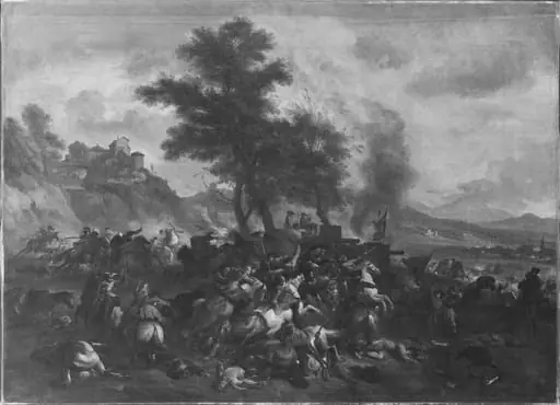 Prins Eugens slag ved Schellenberg, by Unknown