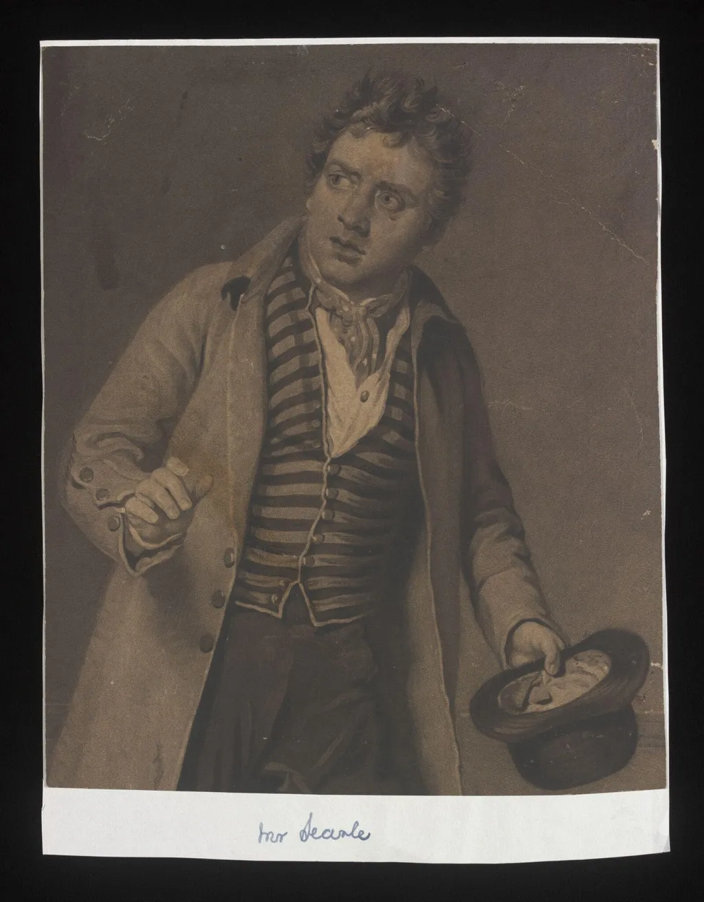 Print depicting Mr Emery as Tyke in Morton's School of Reform, by Unknown, 1850