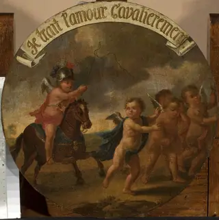 Procession of cupids, by Unknown, 1625