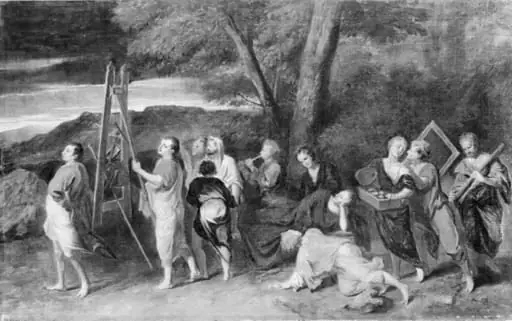Procession of Painters, by Unknown