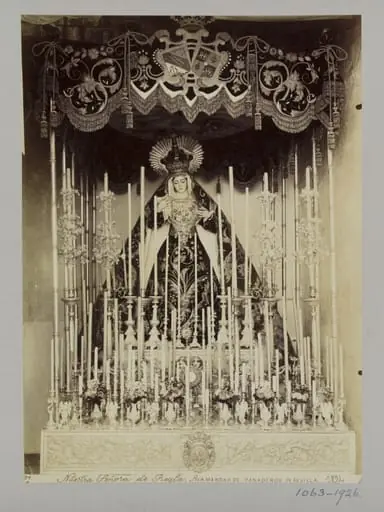 Processional sculpture of Our Lady of Regla, housed in the Chapel of San Andrés in Seville, by Unknown