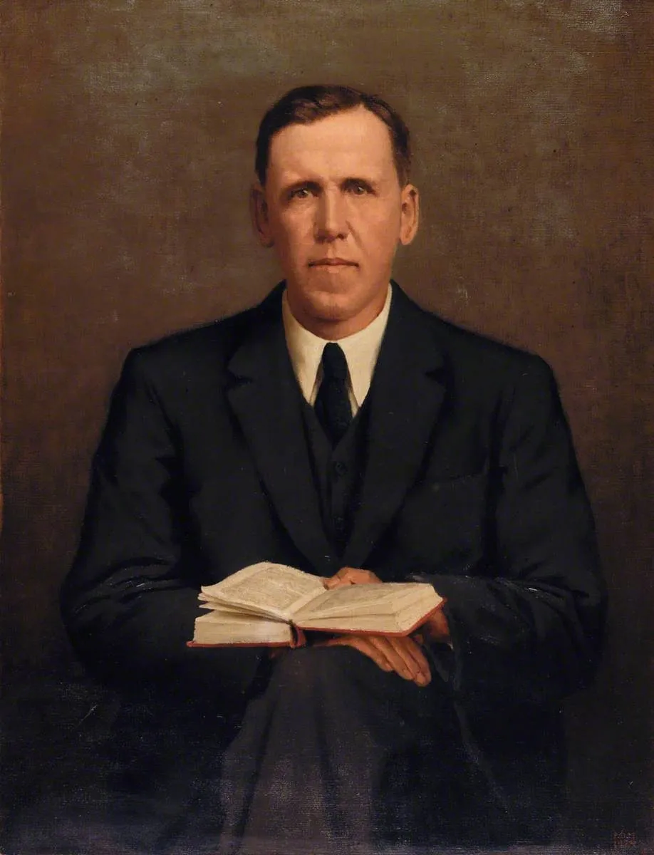 Professor David Williams, by Unknown, oil, 1929