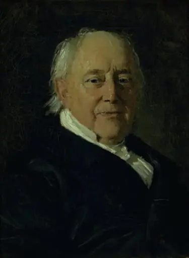 Professor of Divinity Andreas Christian Krog, by Unknown