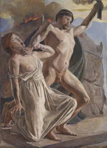 Prometheus raner ilden, by Unknown