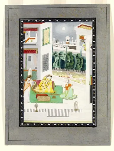 Prositapatika Nayika, by Unknown