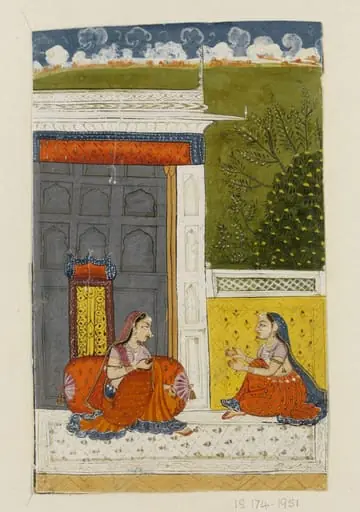 Prositapatika Nayika, by Unknown