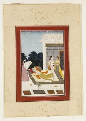 Prositapatika Nayika, by Unknown