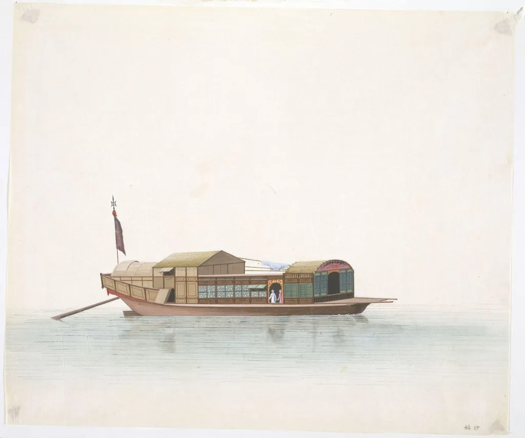 Prostitute's Boat, by Unknown, paint, 1810