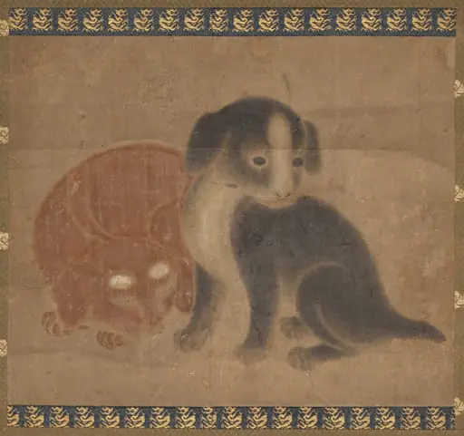 Puppies, by Unknown