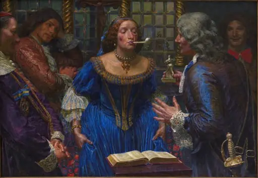Queen Christina in Palazzo Corsini, by Unknown