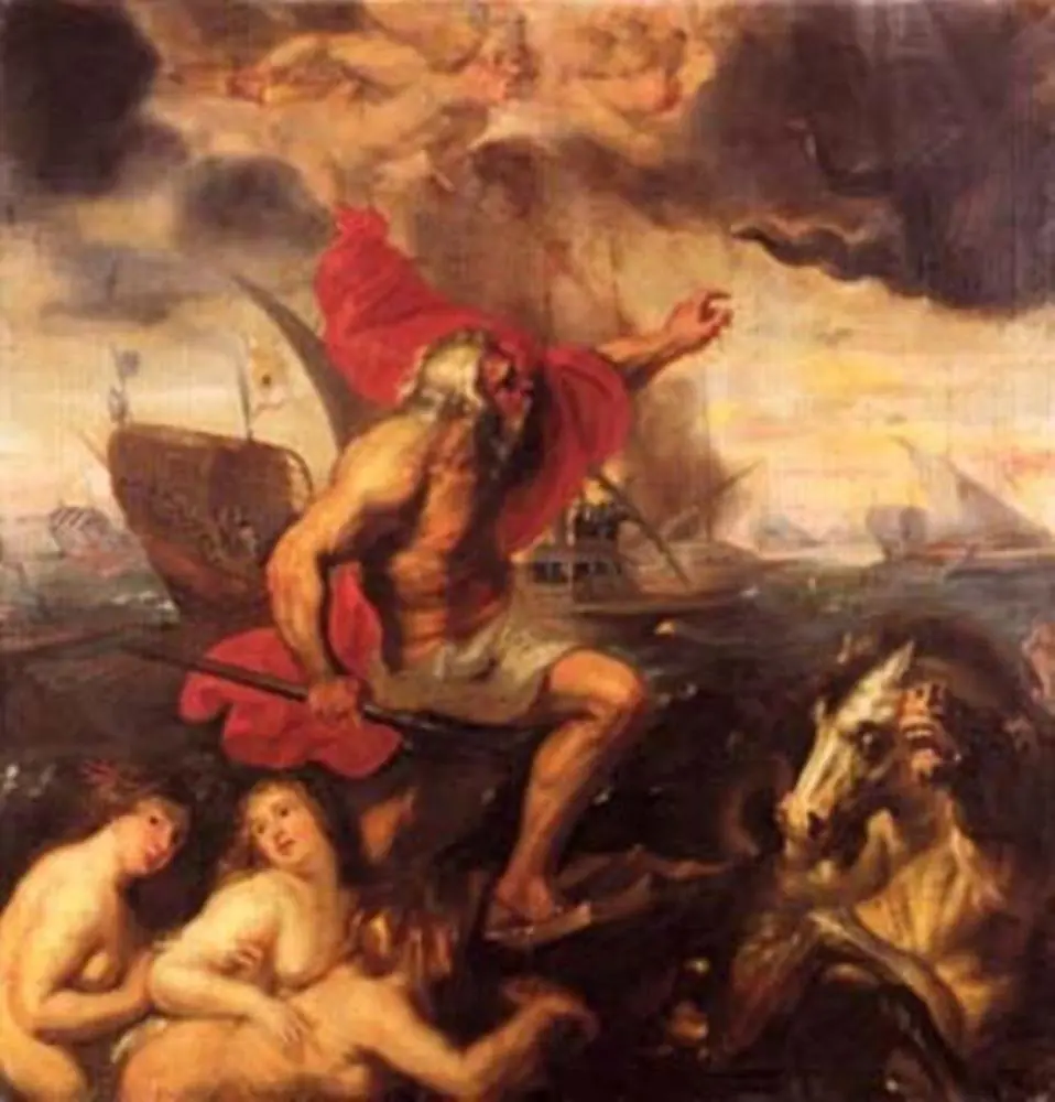 Quos Ego, by Unknown