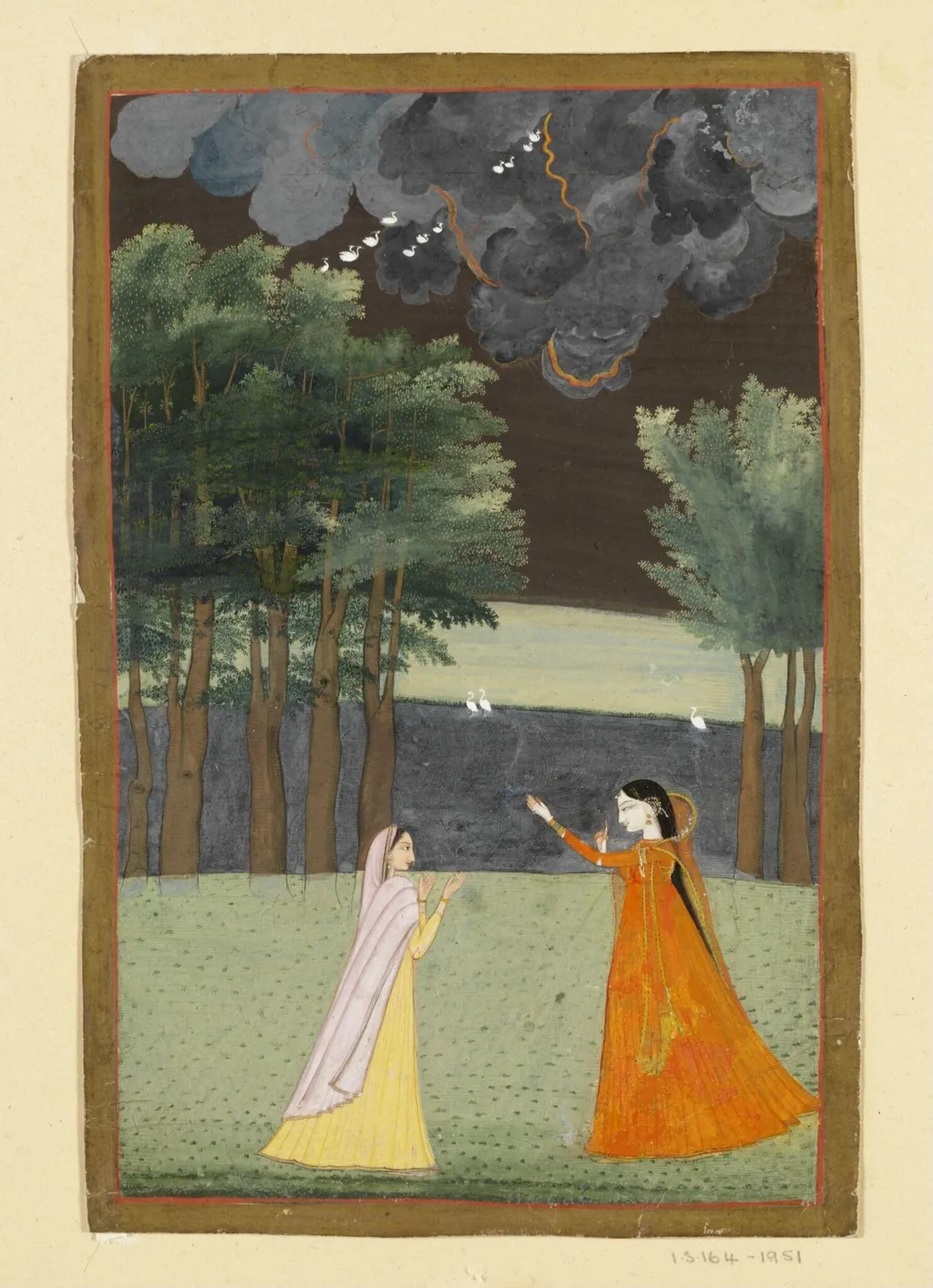 Radha, by Unknown, paint, 1780