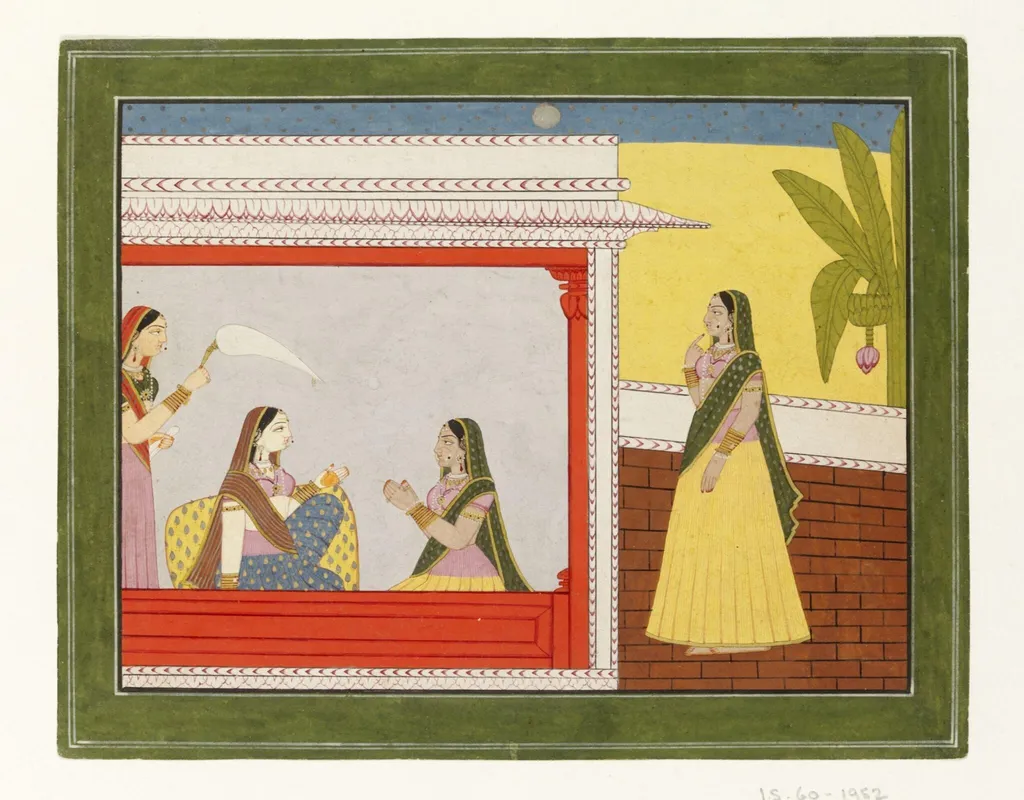 Radha, by Unknown, paint, 1790