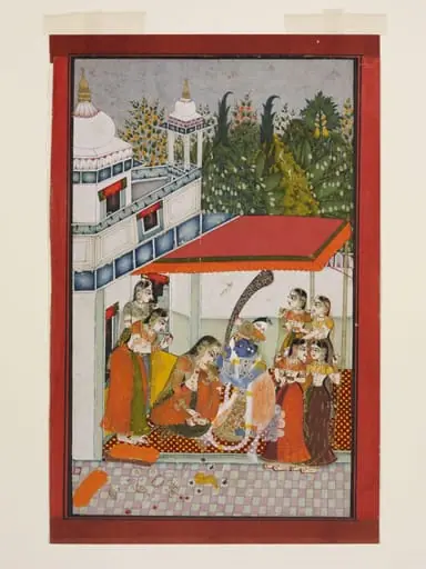Radha and Krishna, by Unknown
