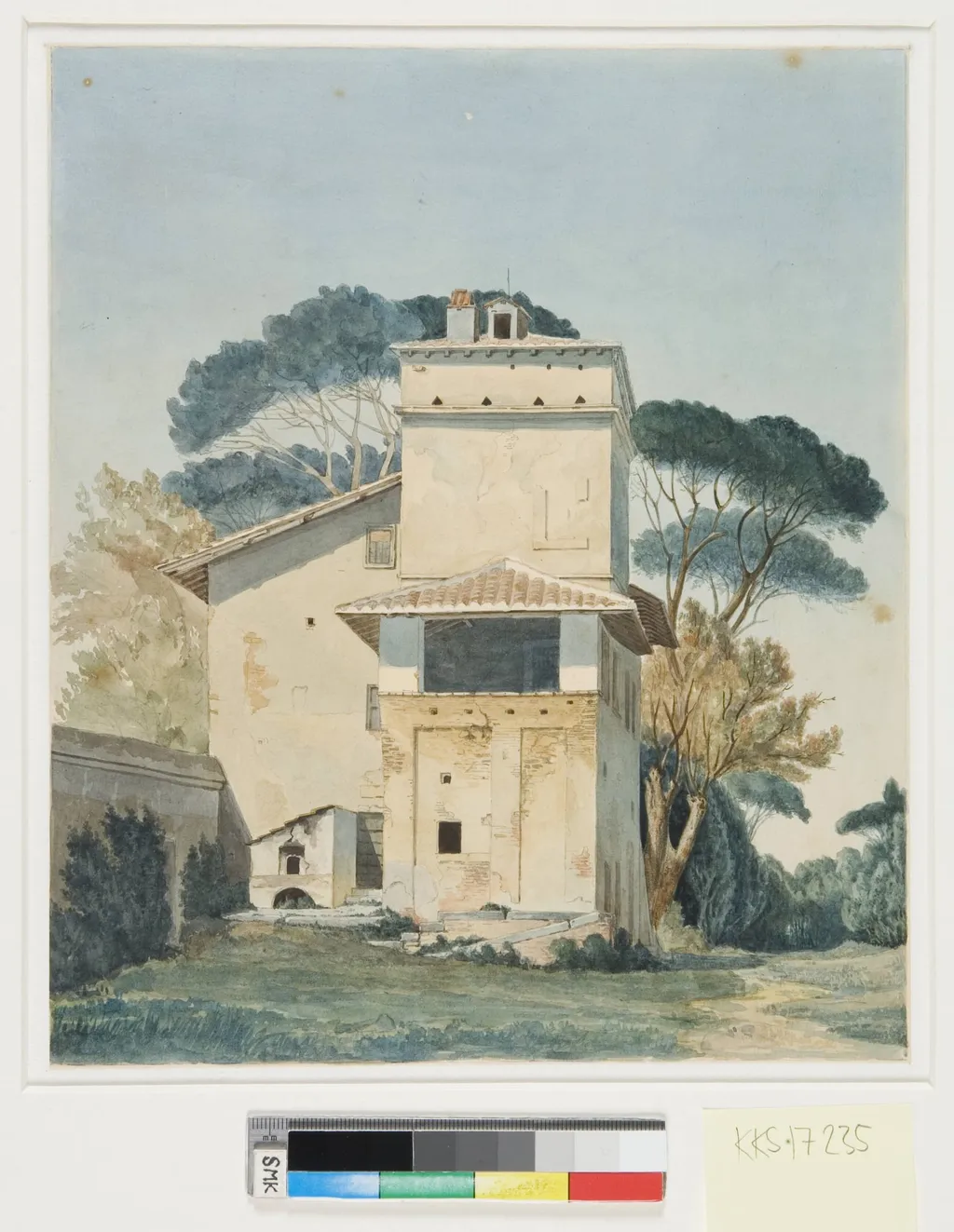 Raffaels atelier i Villa Borgheses have. Rom, by Unknown, unspecified, 1850
