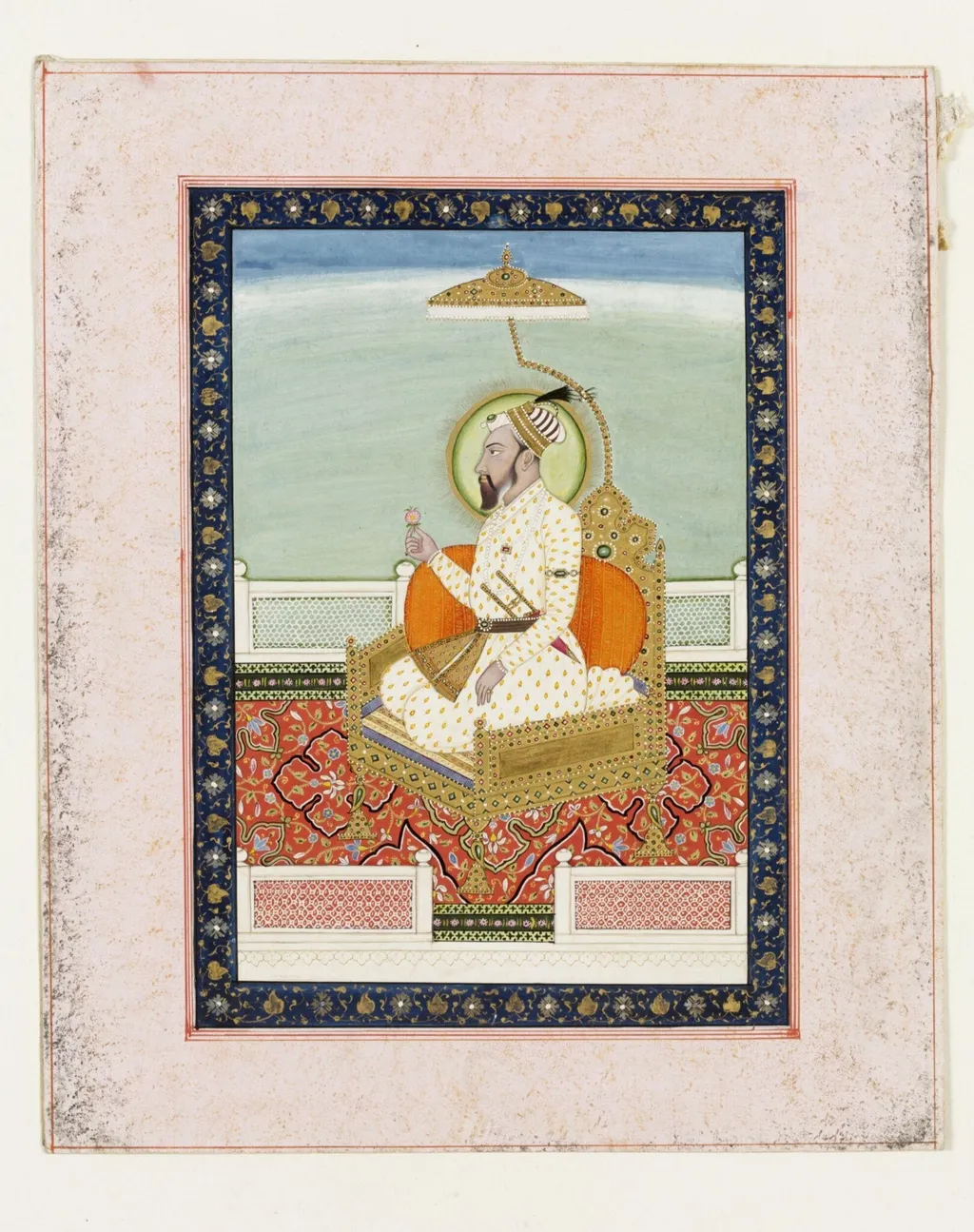 Rafi-U'ddarjat, by Unknown, paint, 1840