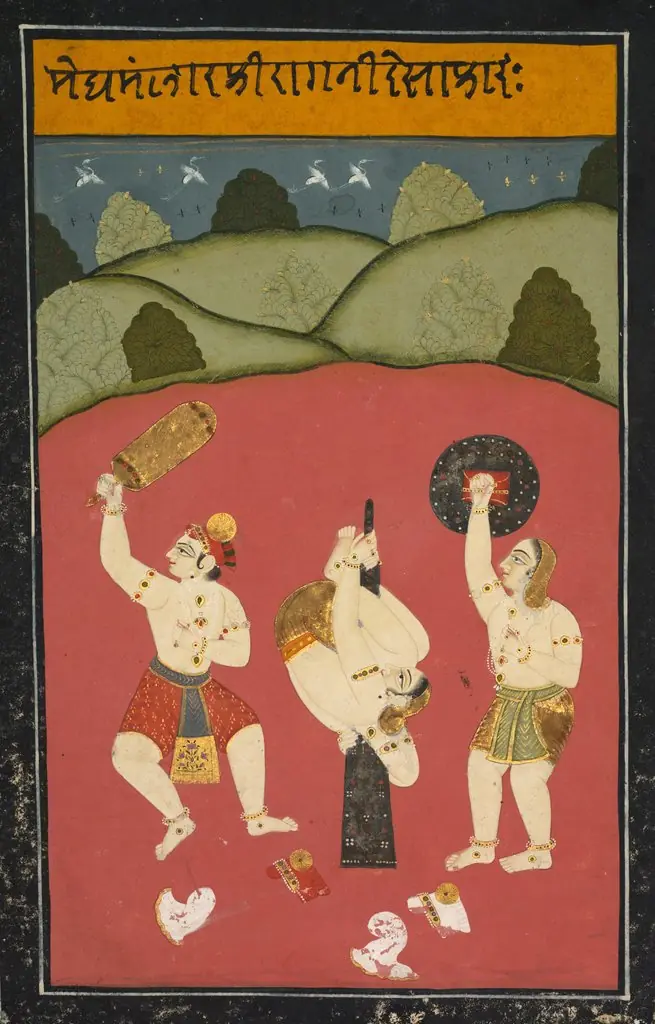 Ragini Desakh of Meghamalhar, by Unknown
