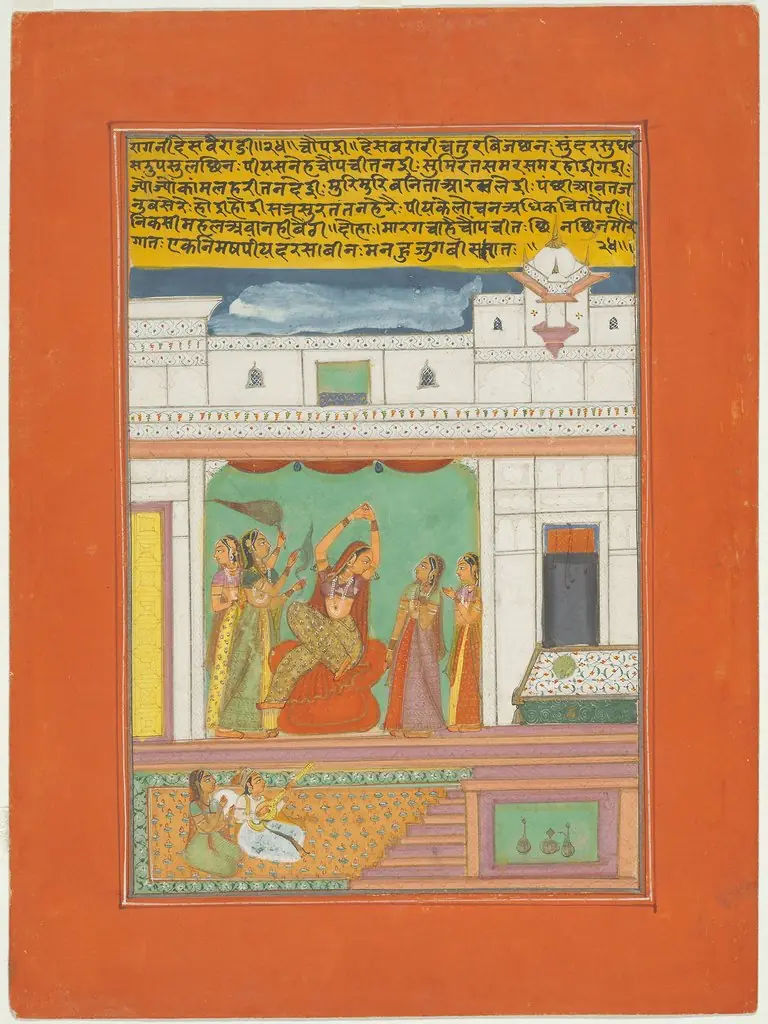 Ragini Desavaradi, Page from a Jaipur Ragamala Set, by Unknown