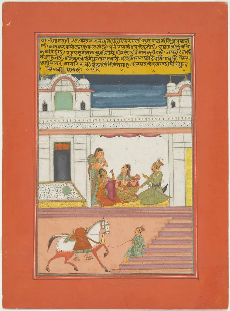 Ragini Manavati, Page from a Jaipur Ragamala Set, by Unknown