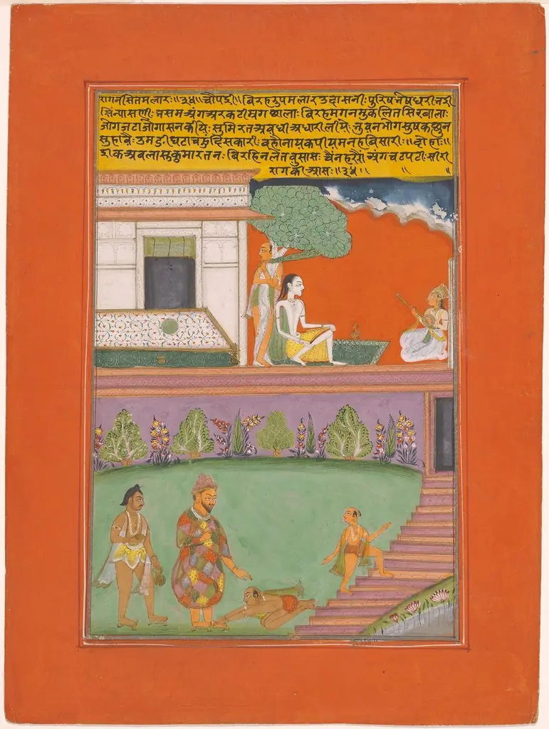 Ragini Setmalar, Page from a Jaipur Ragamala Set, by Unknown