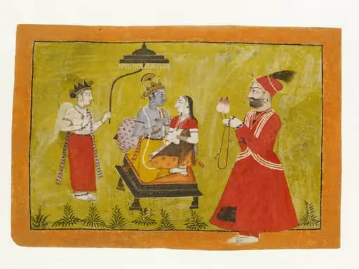 Raja Ajmer Chand of Bilaspur, by Unknown
