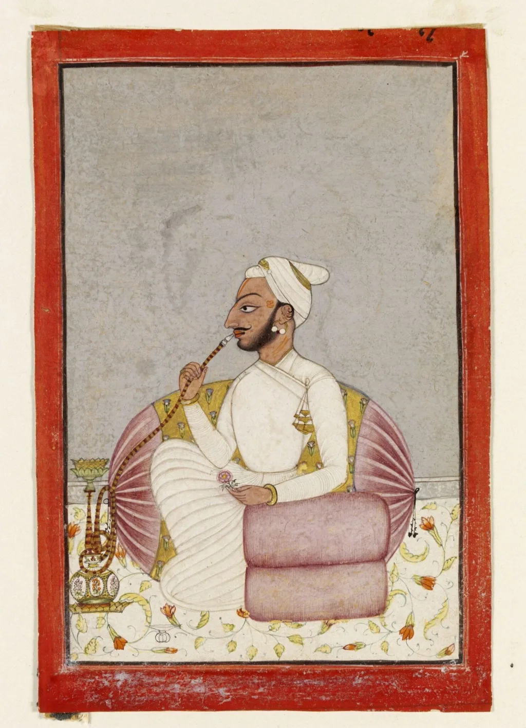 Raja Anand Dev, by Unknown, paint, 1700