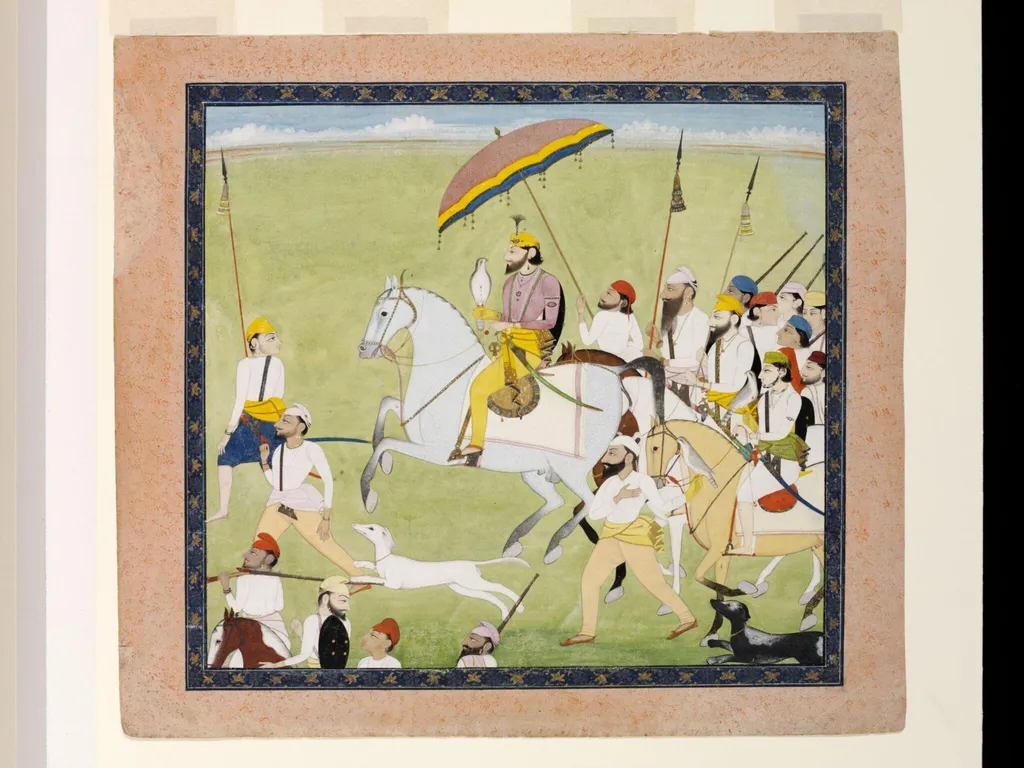 Raja Dhian Singh, by Unknown, paint, 1832