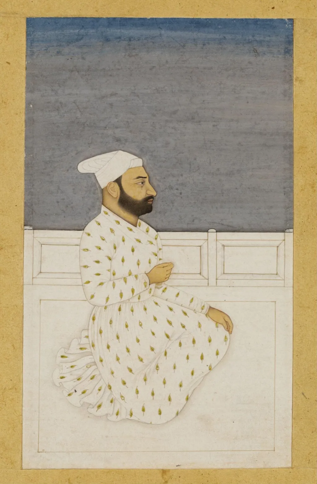 Raja Kailashpat Dev, by Unknown, paint, 1745
